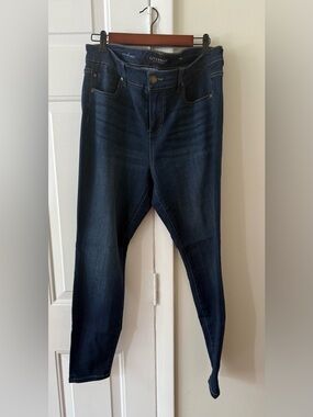 High rise skinny jeans